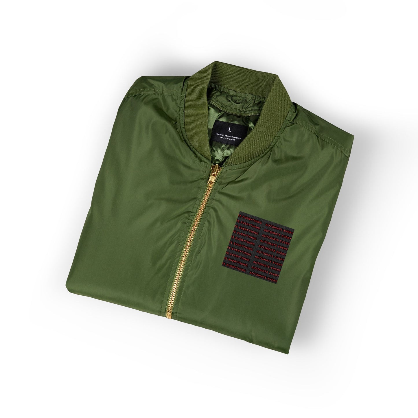 Automate Everything Bomber Jacket - Premium All-Over-Print Jacket for Entrepreneurs & Creators