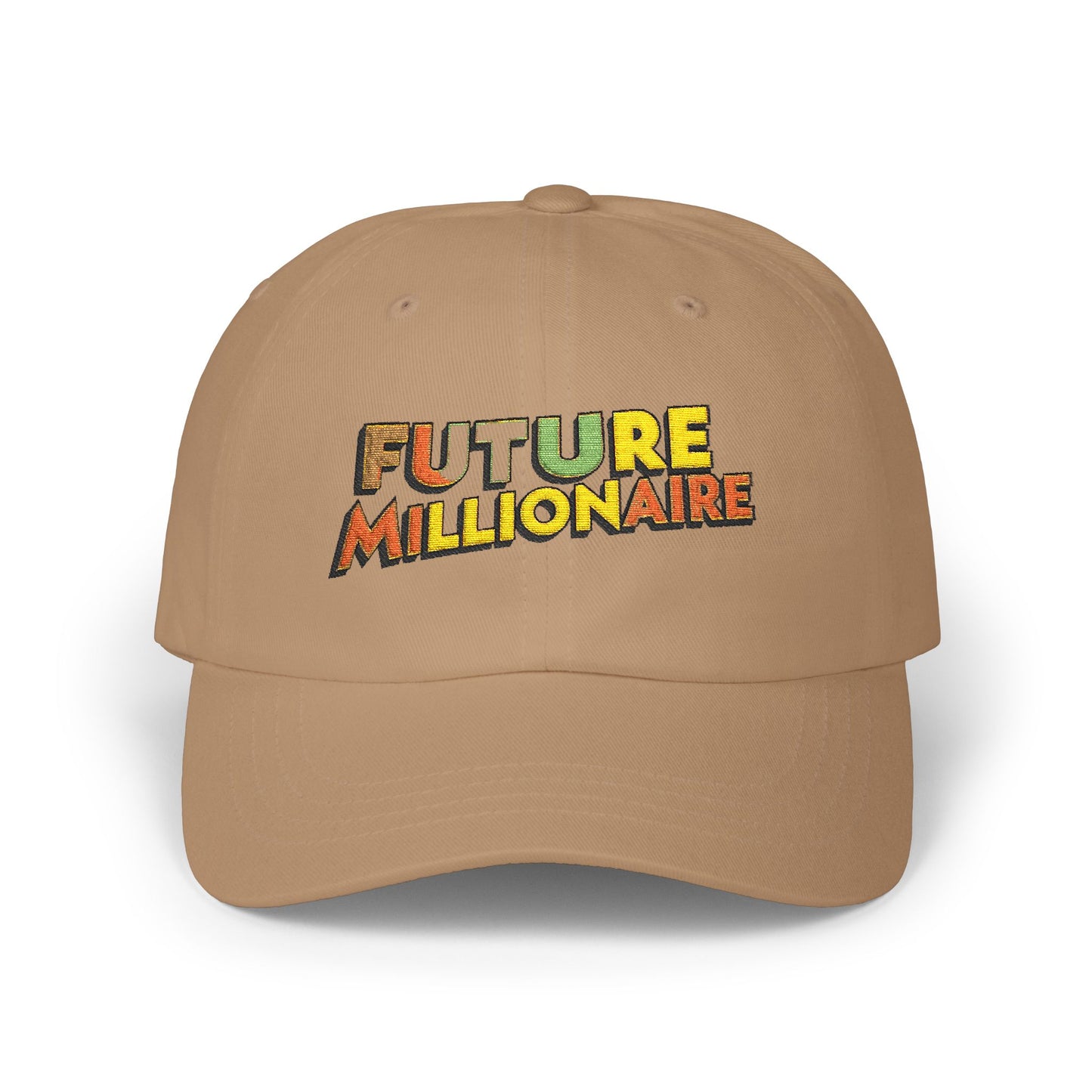 Future Millionaire Baseball Cap | Entrepreneur Hat | Wealth Building Gift | Money Mindset Cap