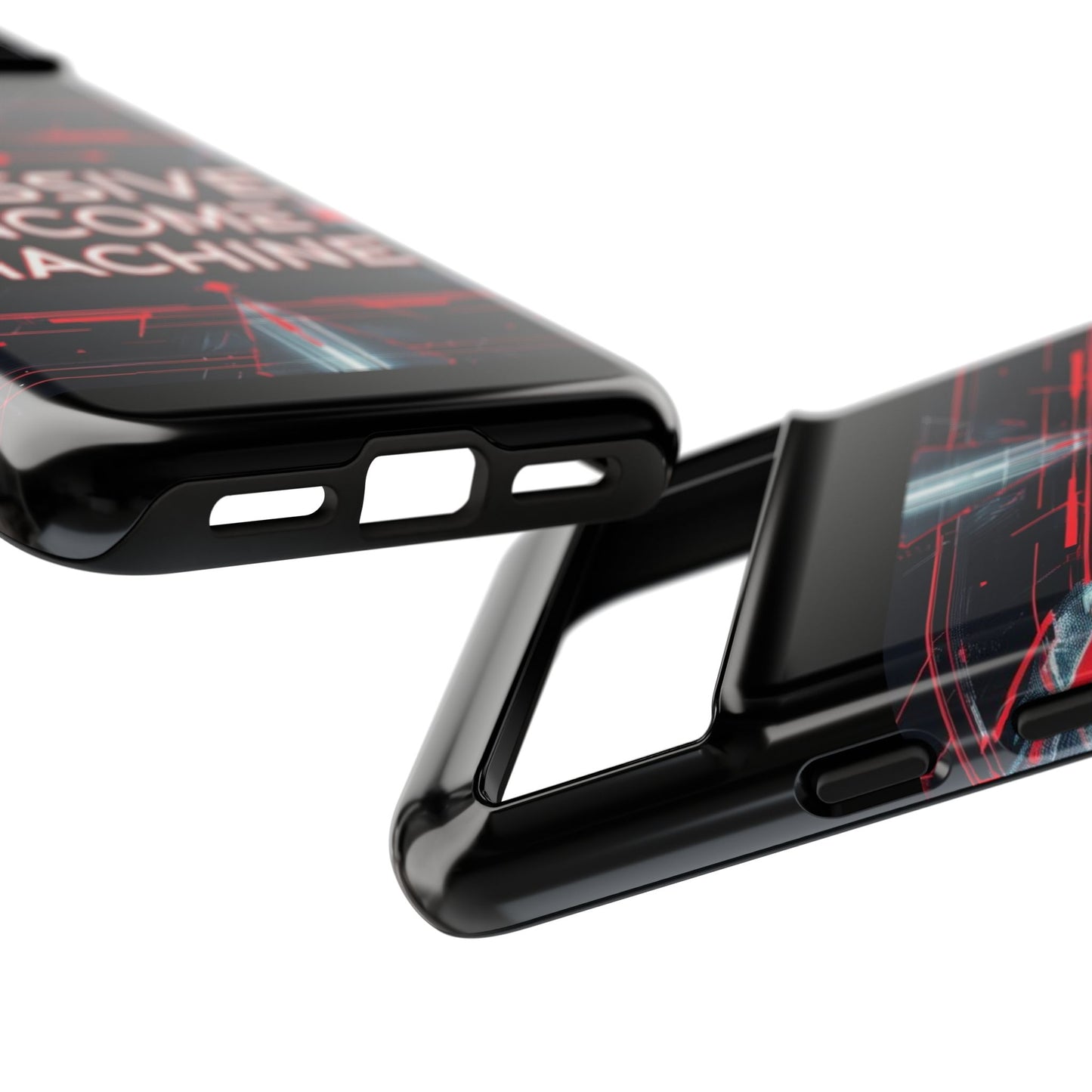 Passive Income Machine Phone Case - Motivational Tough Cover for iPhone Samsung & Google Pixel