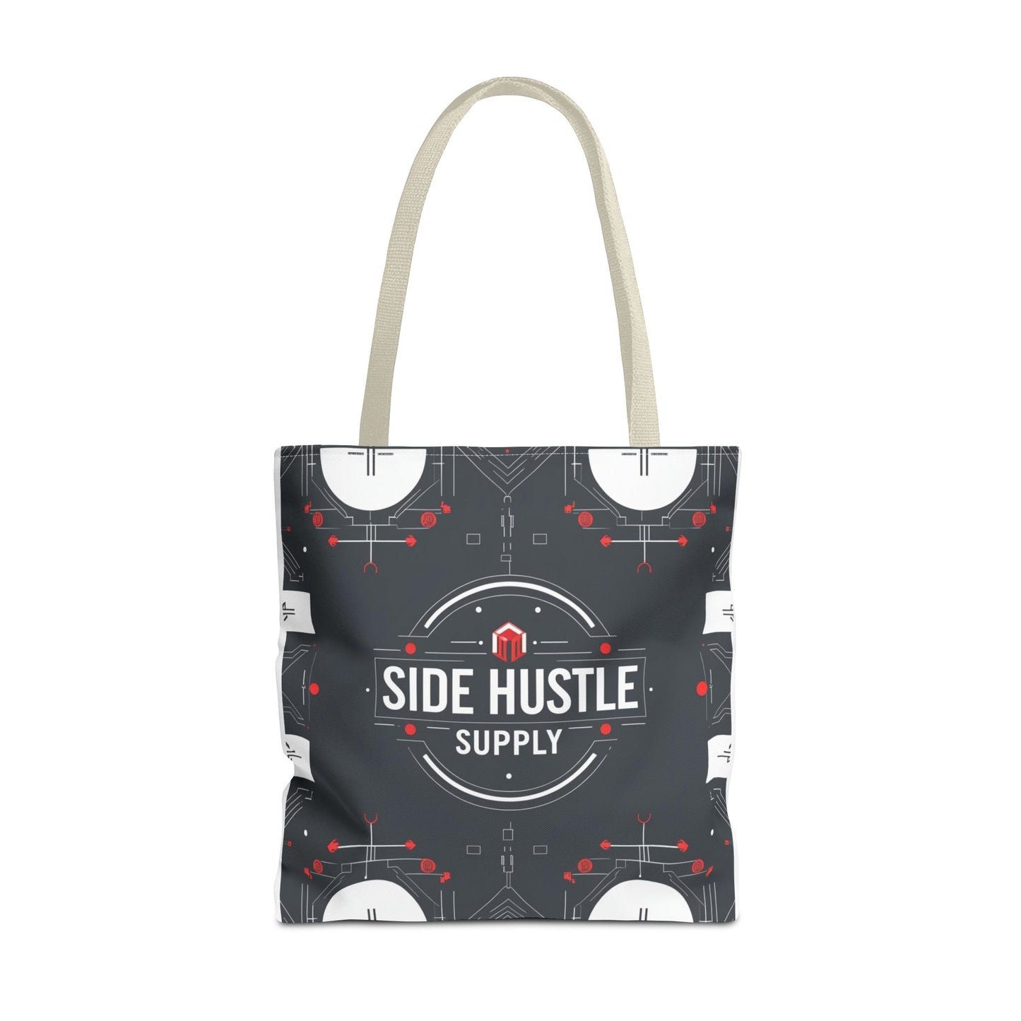 Motivational Entrepreneur Tote Bag - Side Hustle Shopping Bag for Business & Daily Use