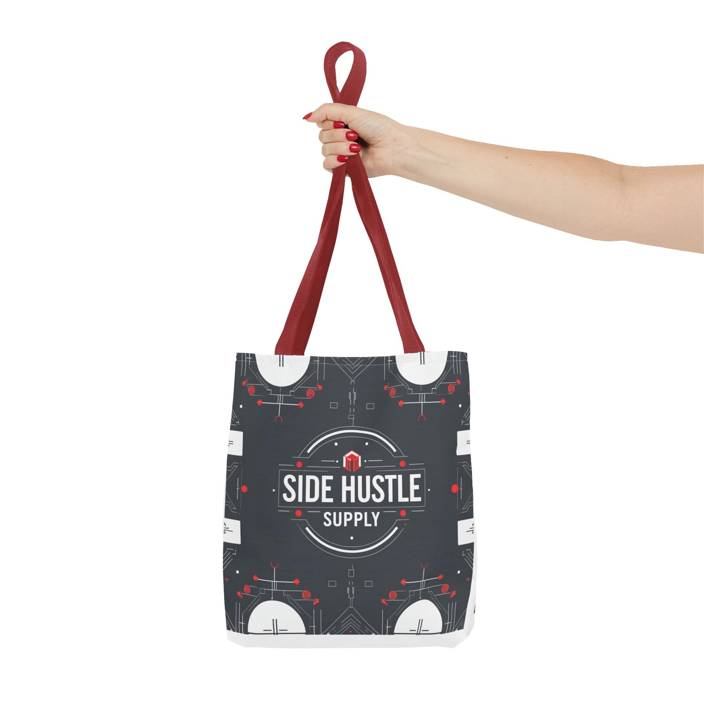 Motivational Entrepreneur Tote Bag - Side Hustle Shopping Bag for Business & Daily Use