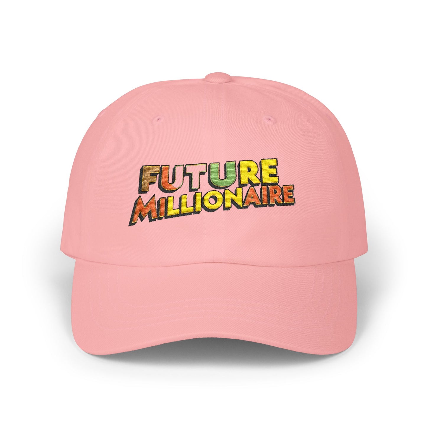 Future Millionaire Baseball Cap | Entrepreneur Hat | Wealth Building Gift | Money Mindset Cap