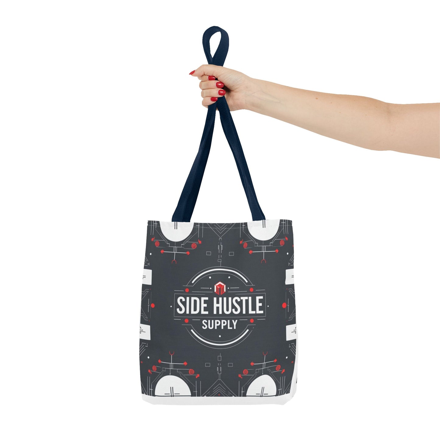 Motivational Entrepreneur Tote Bag - Side Hustle Shopping Bag for Business & Daily Use