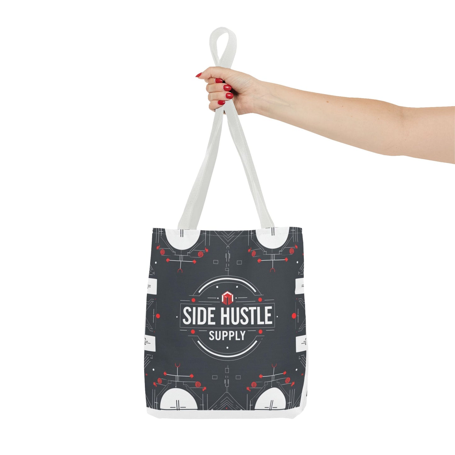 Motivational Entrepreneur Tote Bag - Side Hustle Shopping Bag for Business & Daily Use
