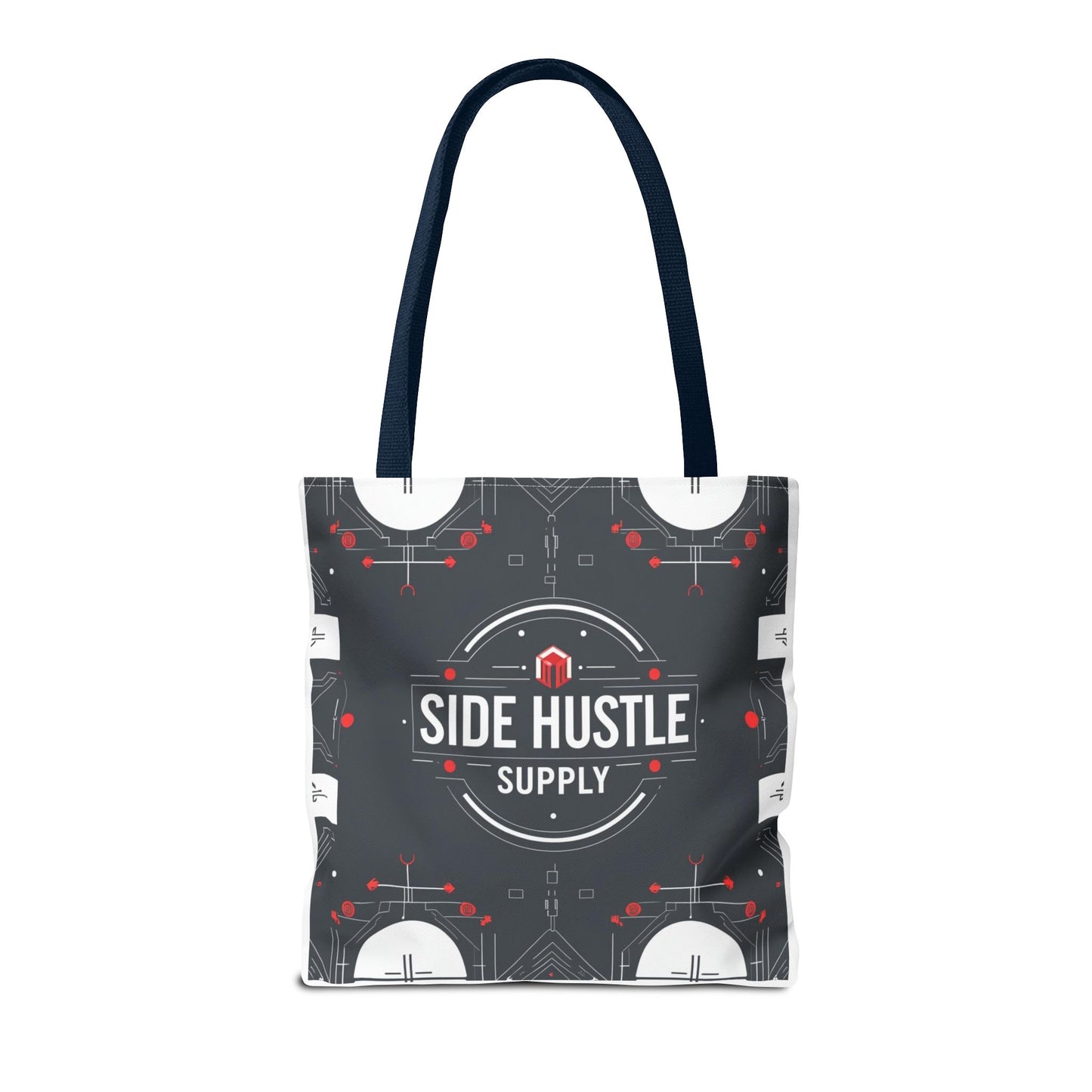 Motivational Entrepreneur Tote Bag - Side Hustle Shopping Bag for Business & Daily Use