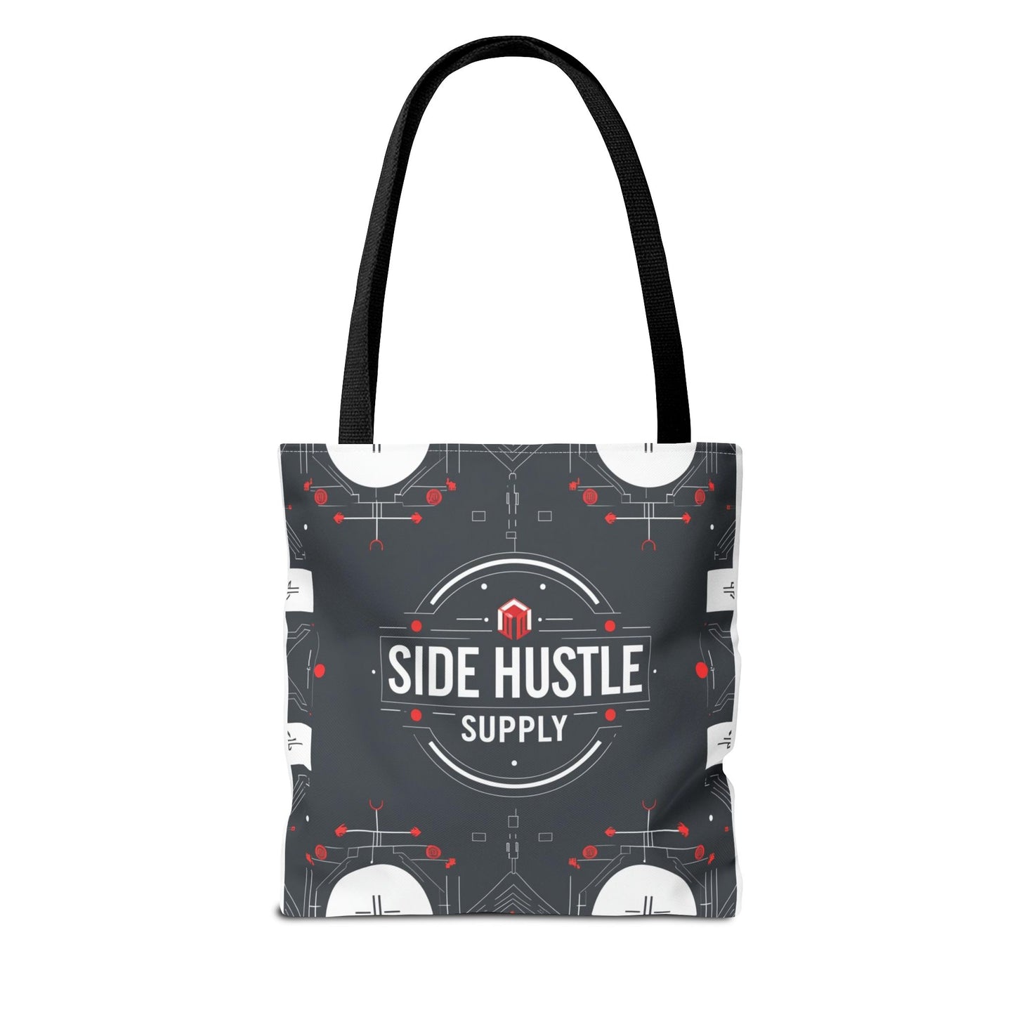 Motivational Entrepreneur Tote Bag - Side Hustle Shopping Bag for Business & Daily Use
