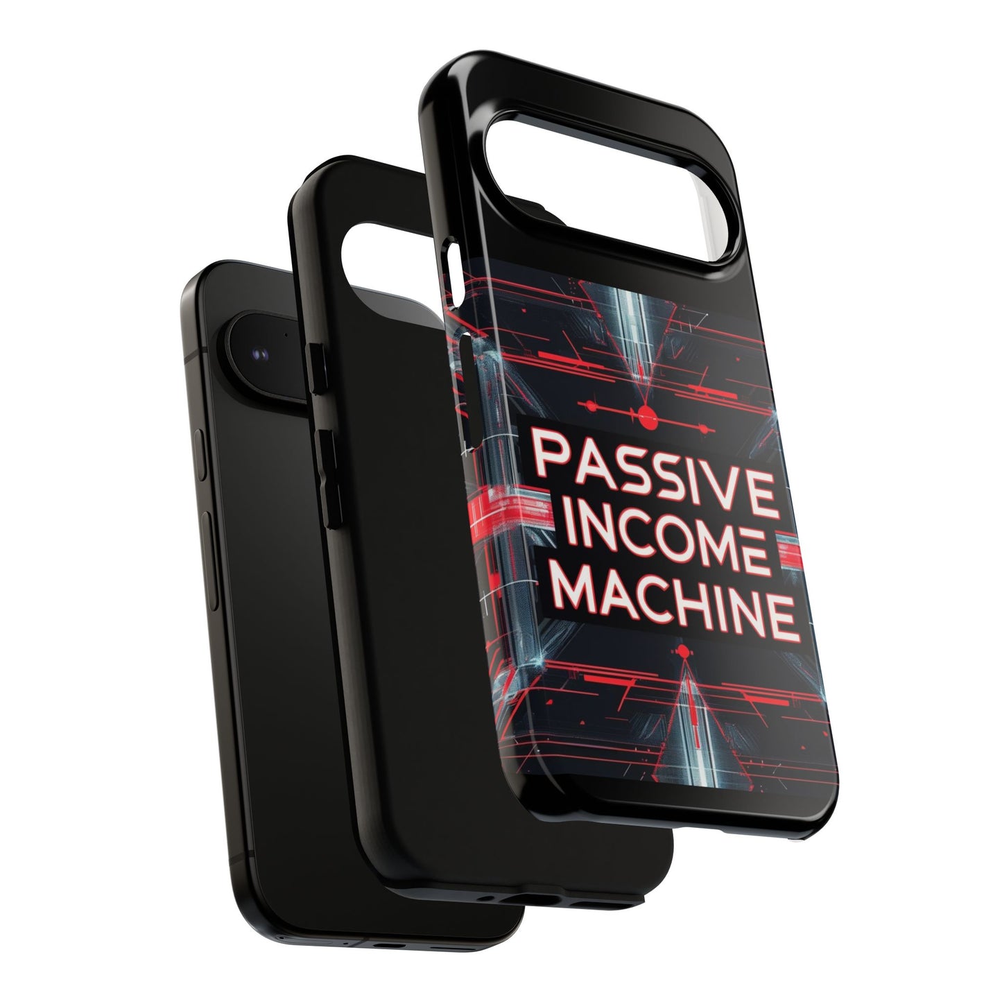 Passive Income Machine Phone Case - Motivational Tough Cover for iPhone Samsung & Google Pixel