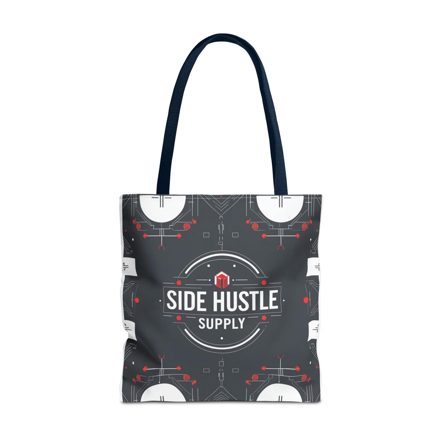Motivational Entrepreneur Tote Bag - Side Hustle Shopping Bag for Business & Daily Use