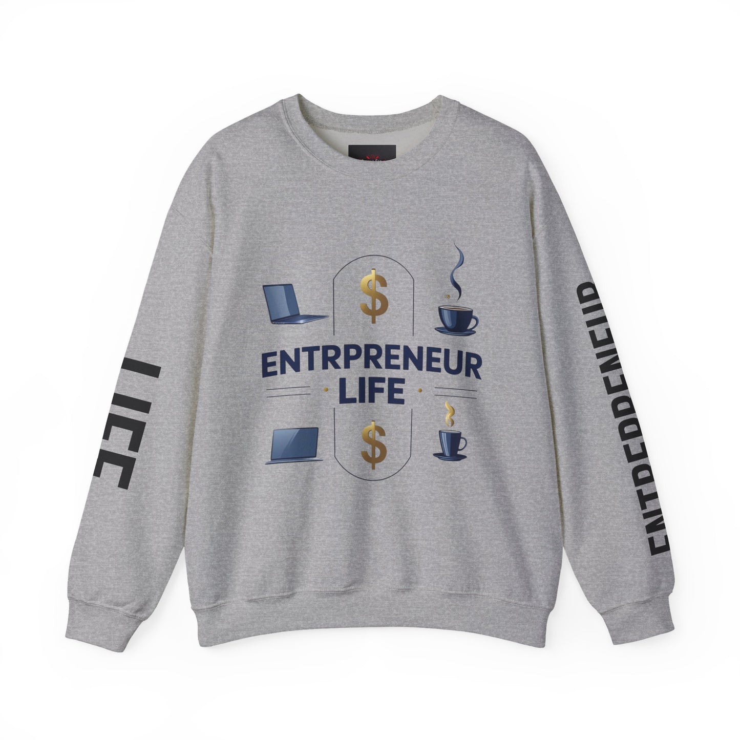 Entrepreneur Life Sweatshirt | Business Builder Motivational Wear | Startup Founder Gift | Hustle Sweatshirt
