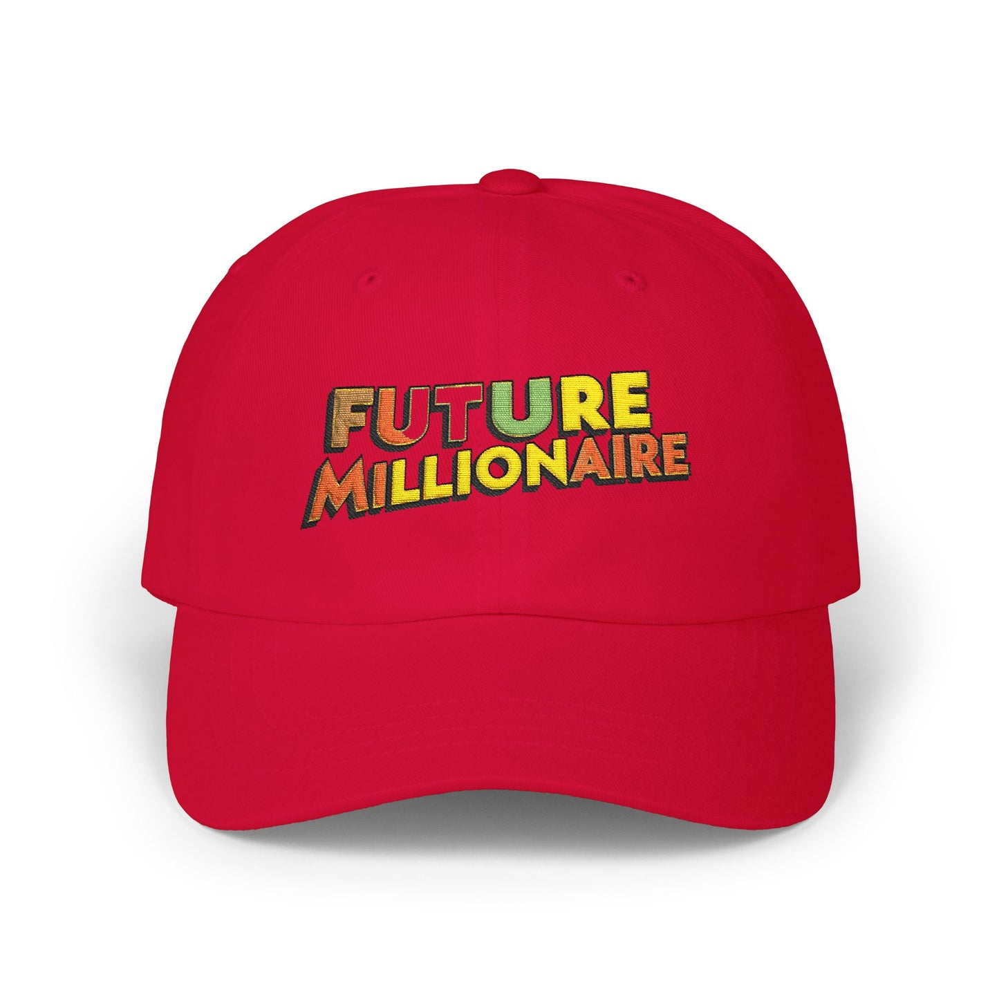 Future Millionaire Baseball Cap | Entrepreneur Hat | Wealth Building Gift | Money Mindset Cap