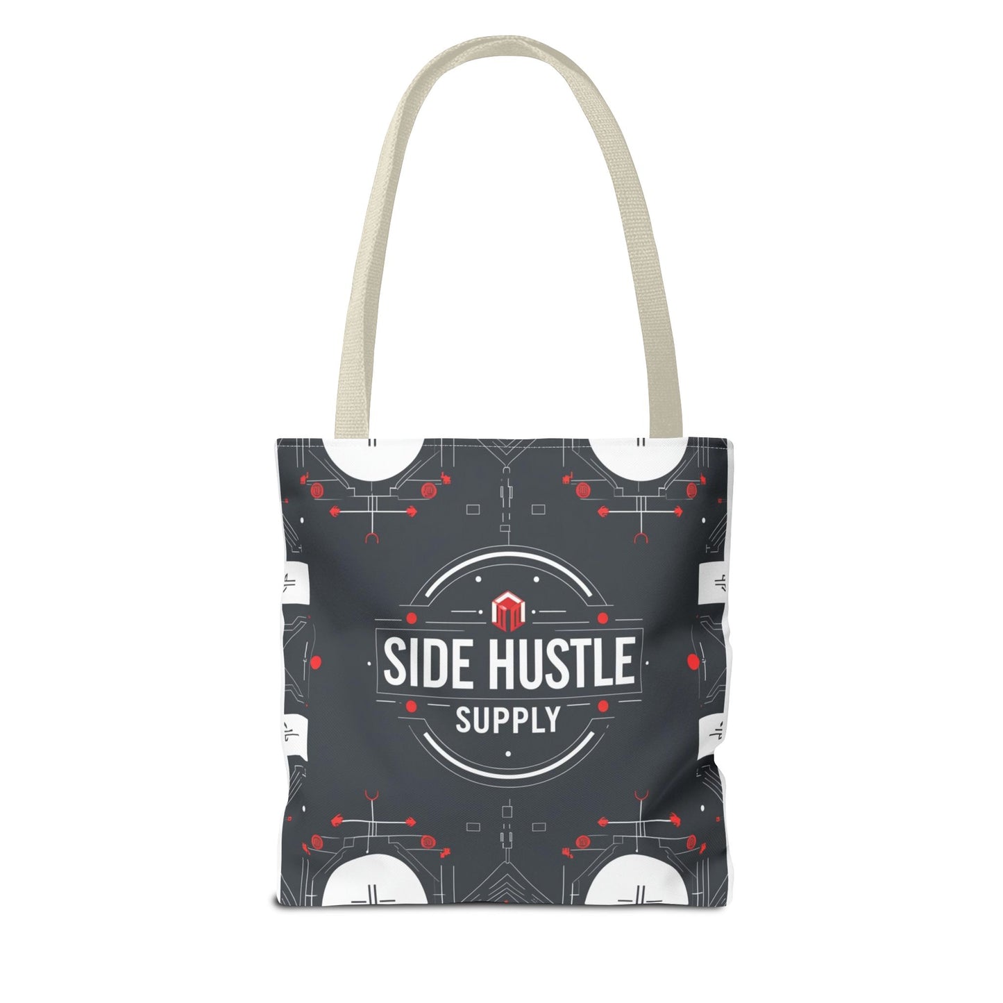Motivational Entrepreneur Tote Bag - Side Hustle Shopping Bag for Business & Daily Use