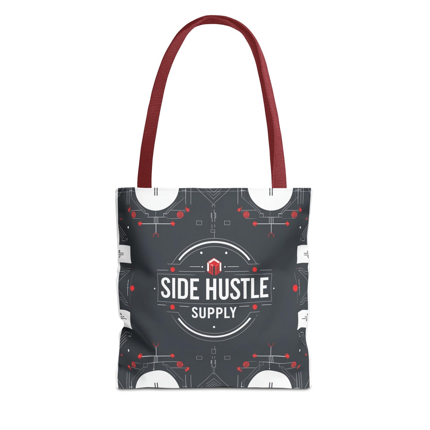 Motivational Entrepreneur Tote Bag - Side Hustle Shopping Bag for Business & Daily Use