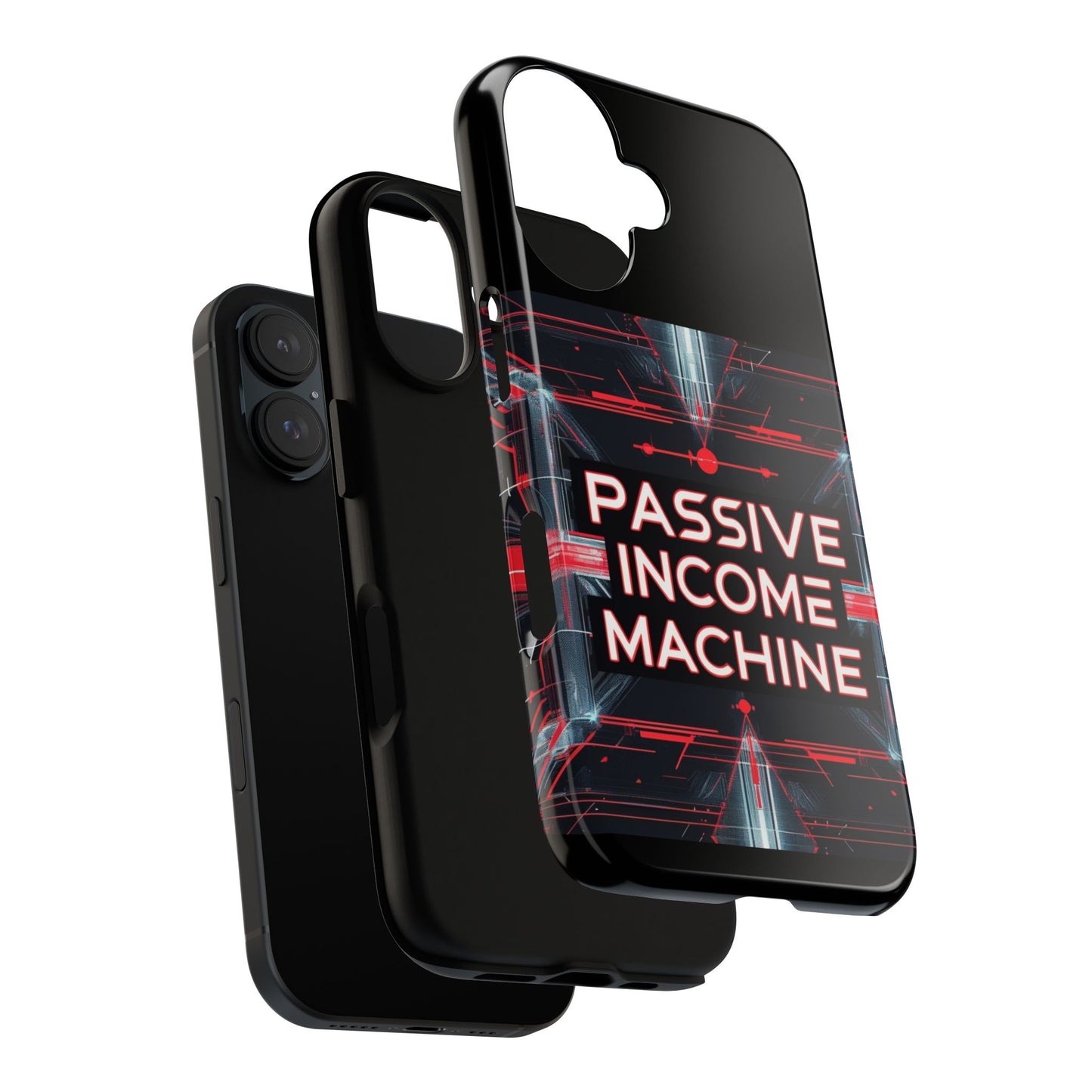 Passive Income Machine Phone Case - Motivational Tough Cover for iPhone Samsung & Google Pixel