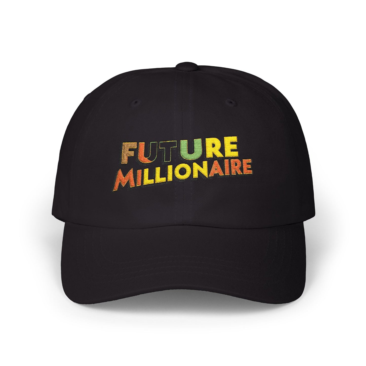 Future Millionaire Baseball Cap | Entrepreneur Hat | Wealth Building Gift | Money Mindset Cap