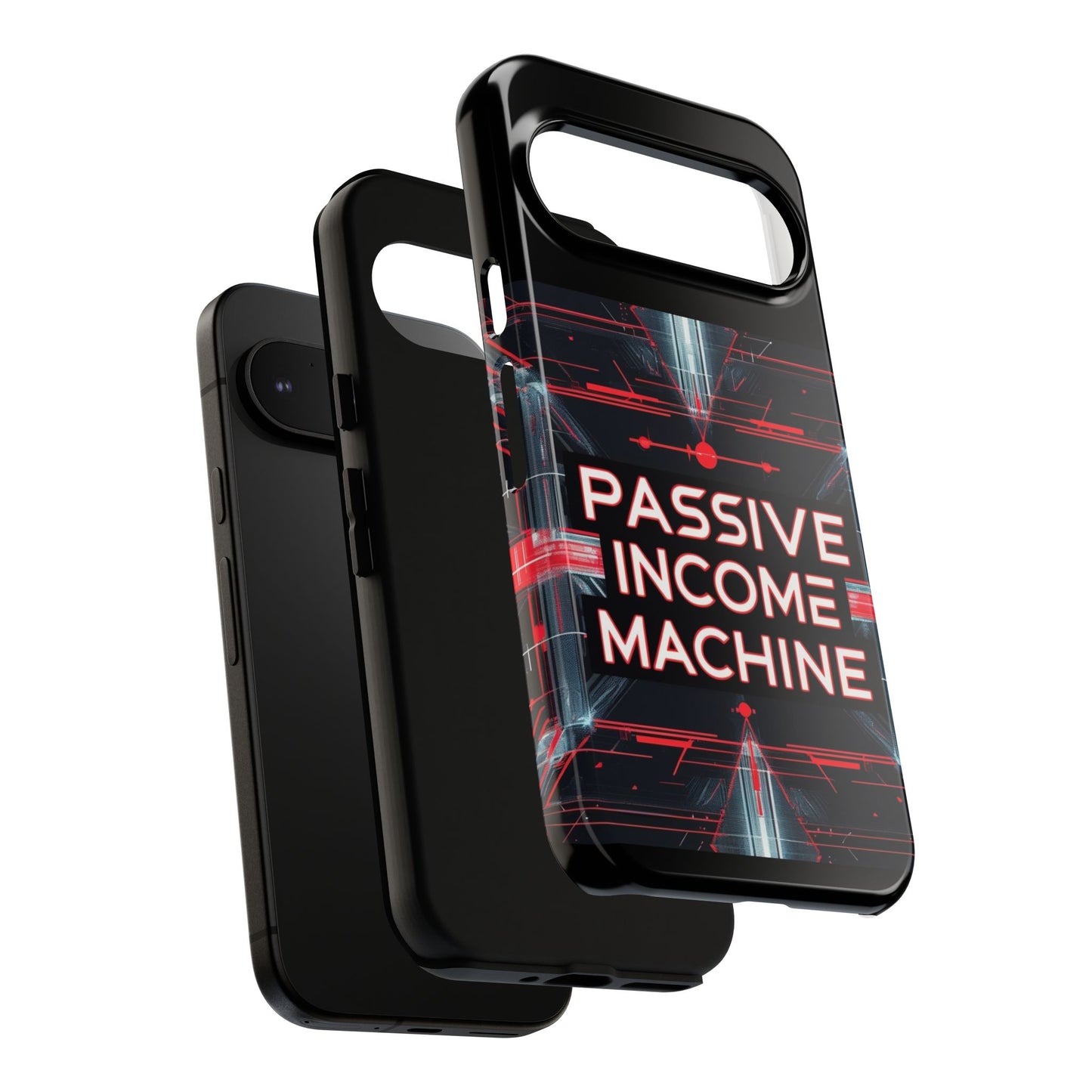 Passive Income Machine Phone Case - Motivational Tough Cover for iPhone Samsung & Google Pixel