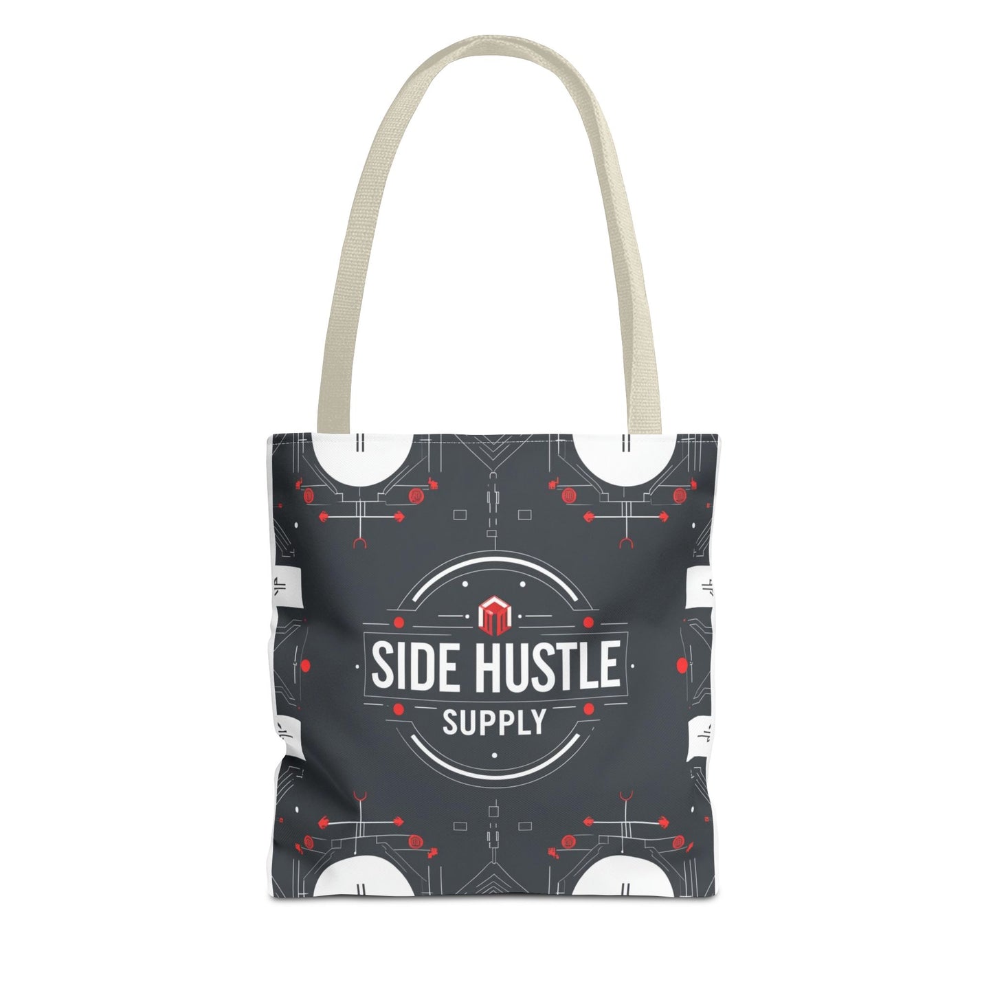 Motivational Entrepreneur Tote Bag - Side Hustle Shopping Bag for Business & Daily Use