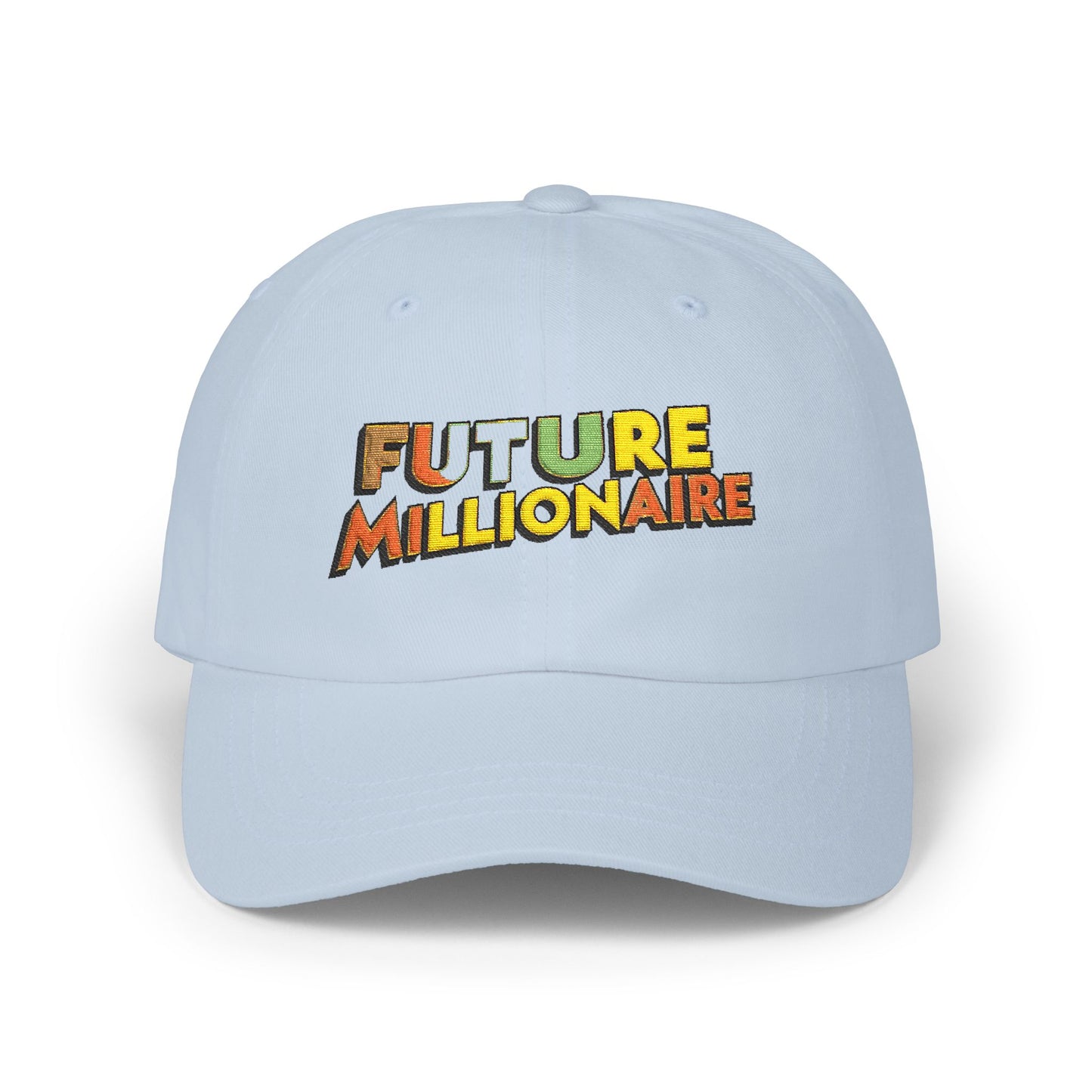 Future Millionaire Baseball Cap | Entrepreneur Hat | Wealth Building Gift | Money Mindset Cap