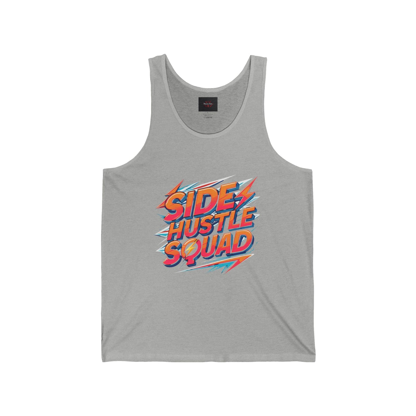 Side Hustle Squad Tank Top | Entrepreneur Fitness Motivation | Hustle Workout Shirt | Business Athlete Tee