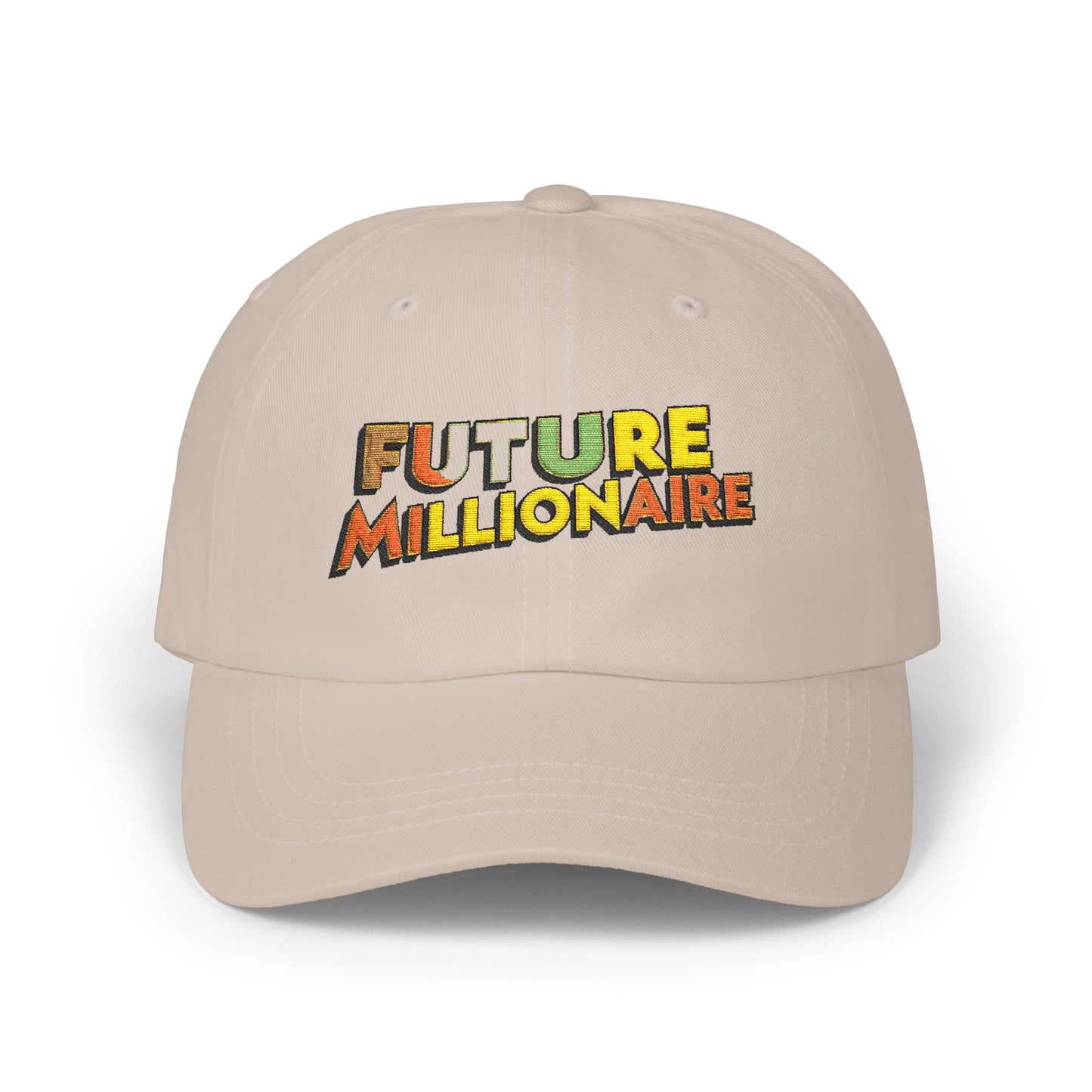 Future Millionaire Baseball Cap | Entrepreneur Hat | Wealth Building Gift | Money Mindset Cap
