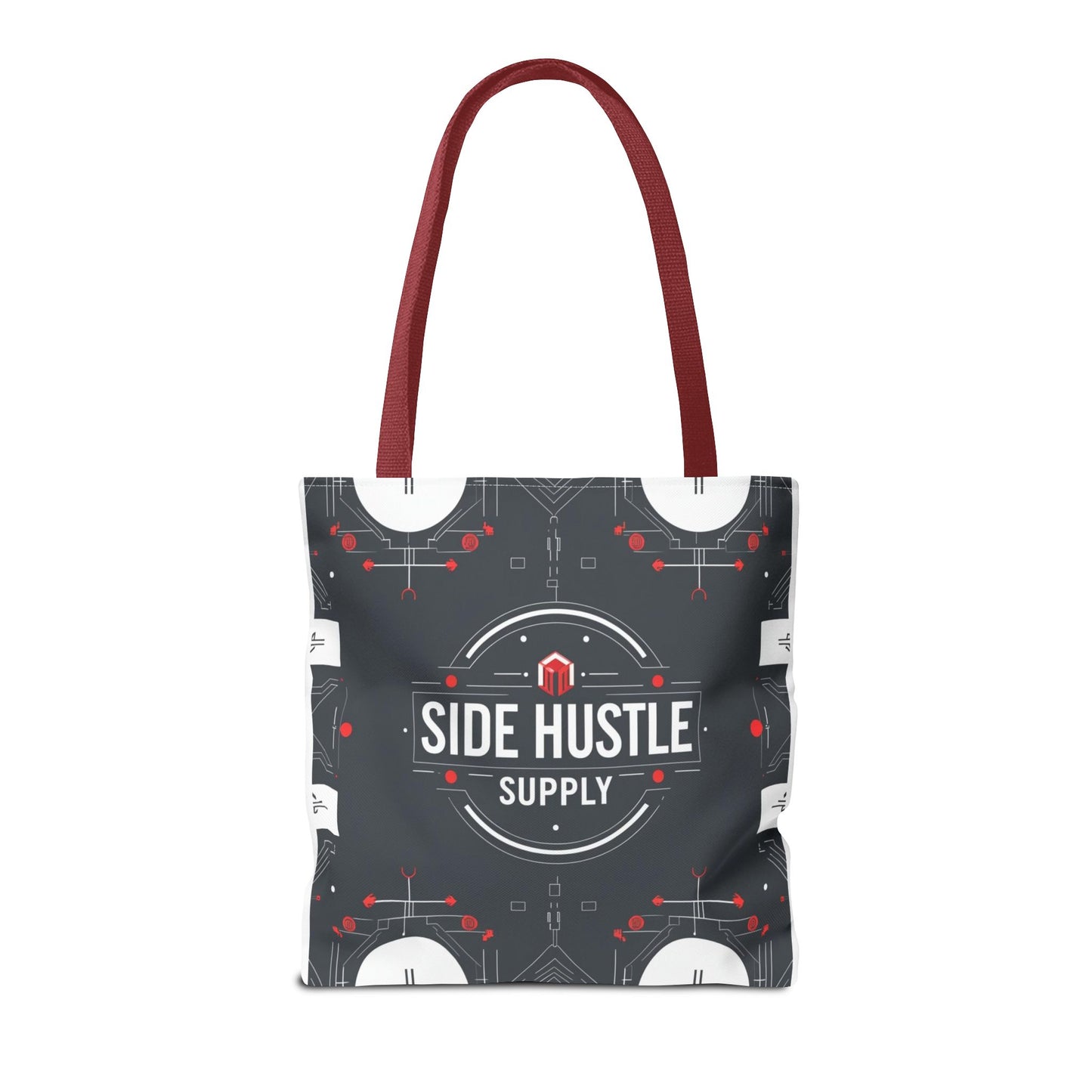 Motivational Entrepreneur Tote Bag - Side Hustle Shopping Bag for Business & Daily Use