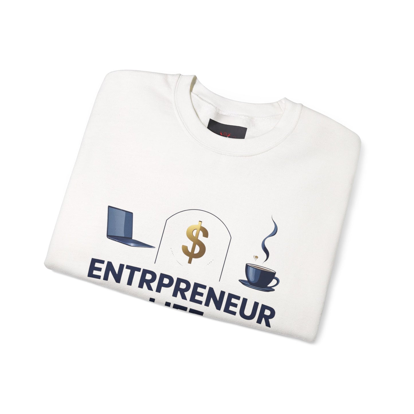 Entrepreneur Life Sweatshirt | Business Builder Motivational Wear | Startup Founder Gift | Hustle Sweatshirt