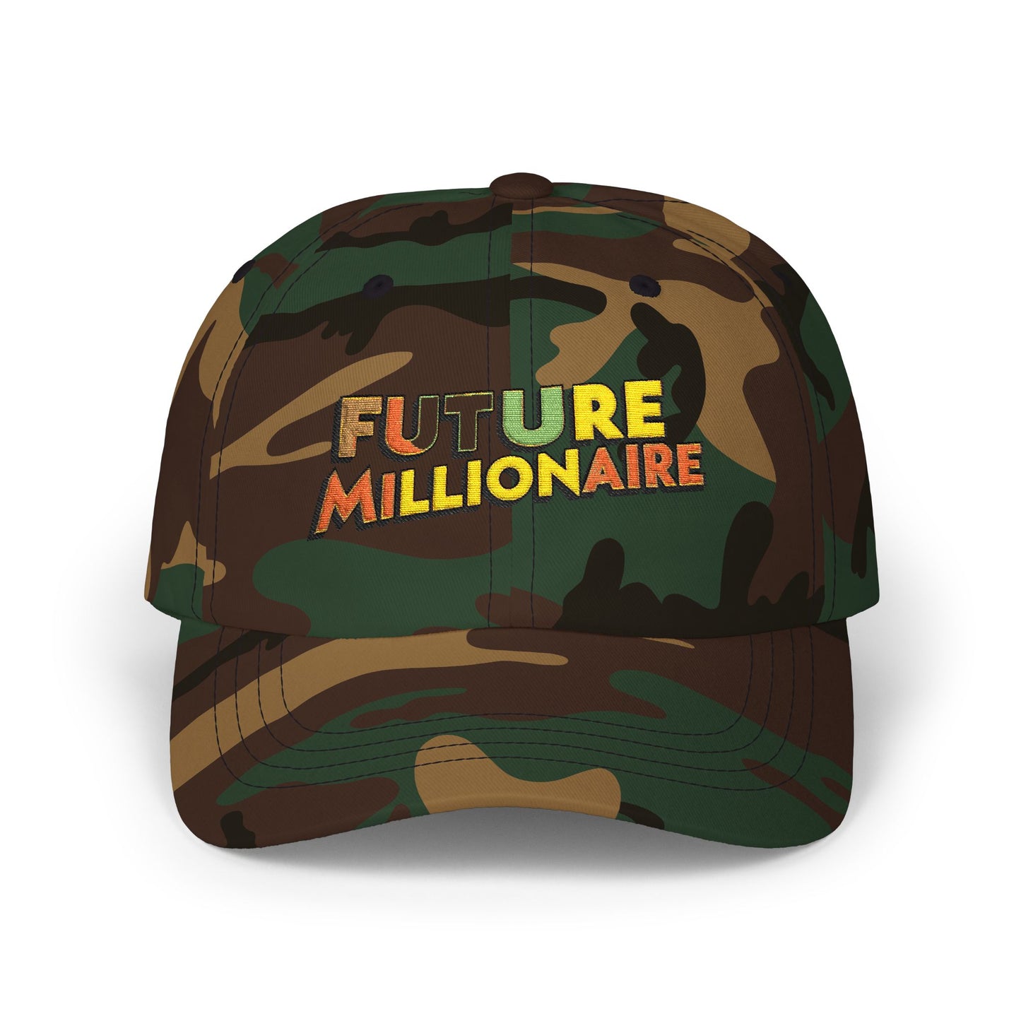 Future Millionaire Baseball Cap | Entrepreneur Hat | Wealth Building Gift | Money Mindset Cap
