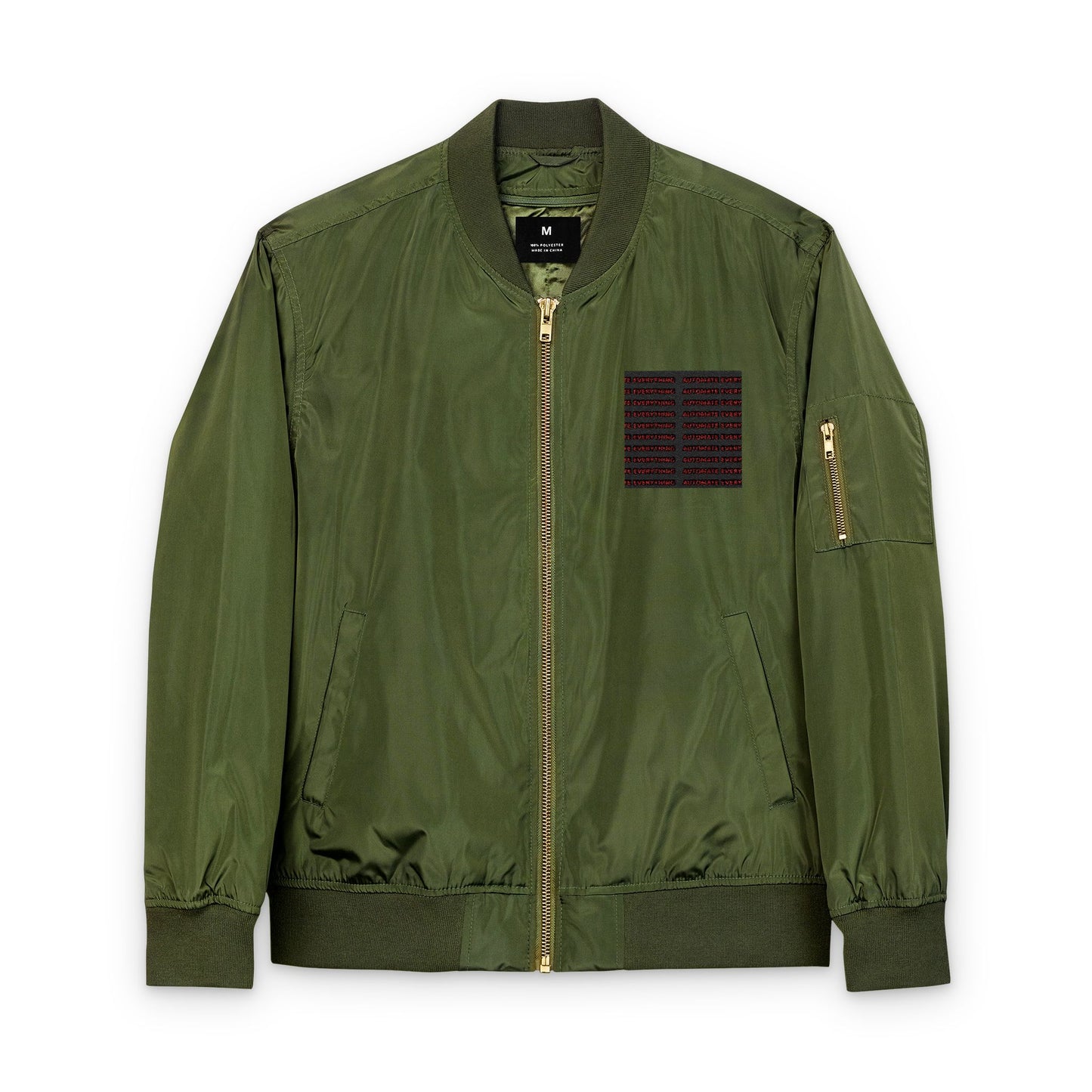 Automate Everything Bomber Jacket - Premium All-Over-Print Jacket for Entrepreneurs & Creators