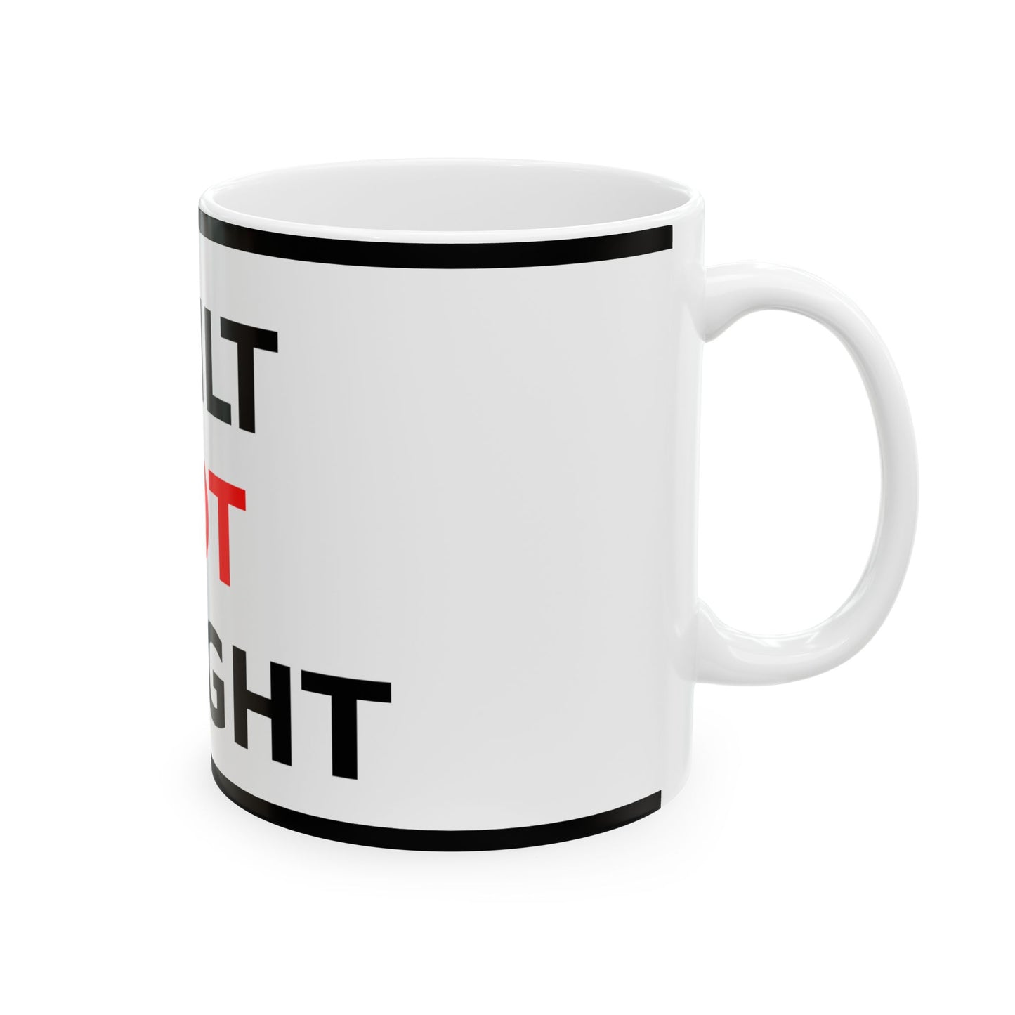Built Not Bought Entrepreneur Mug - Motivational Ceramic Coffee Cup for Founders & Creators
