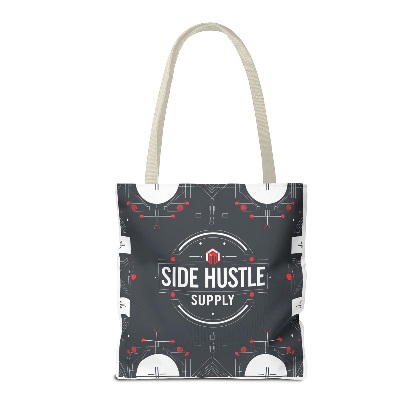 Motivational Entrepreneur Tote Bag - Side Hustle Shopping Bag for Business & Daily Use