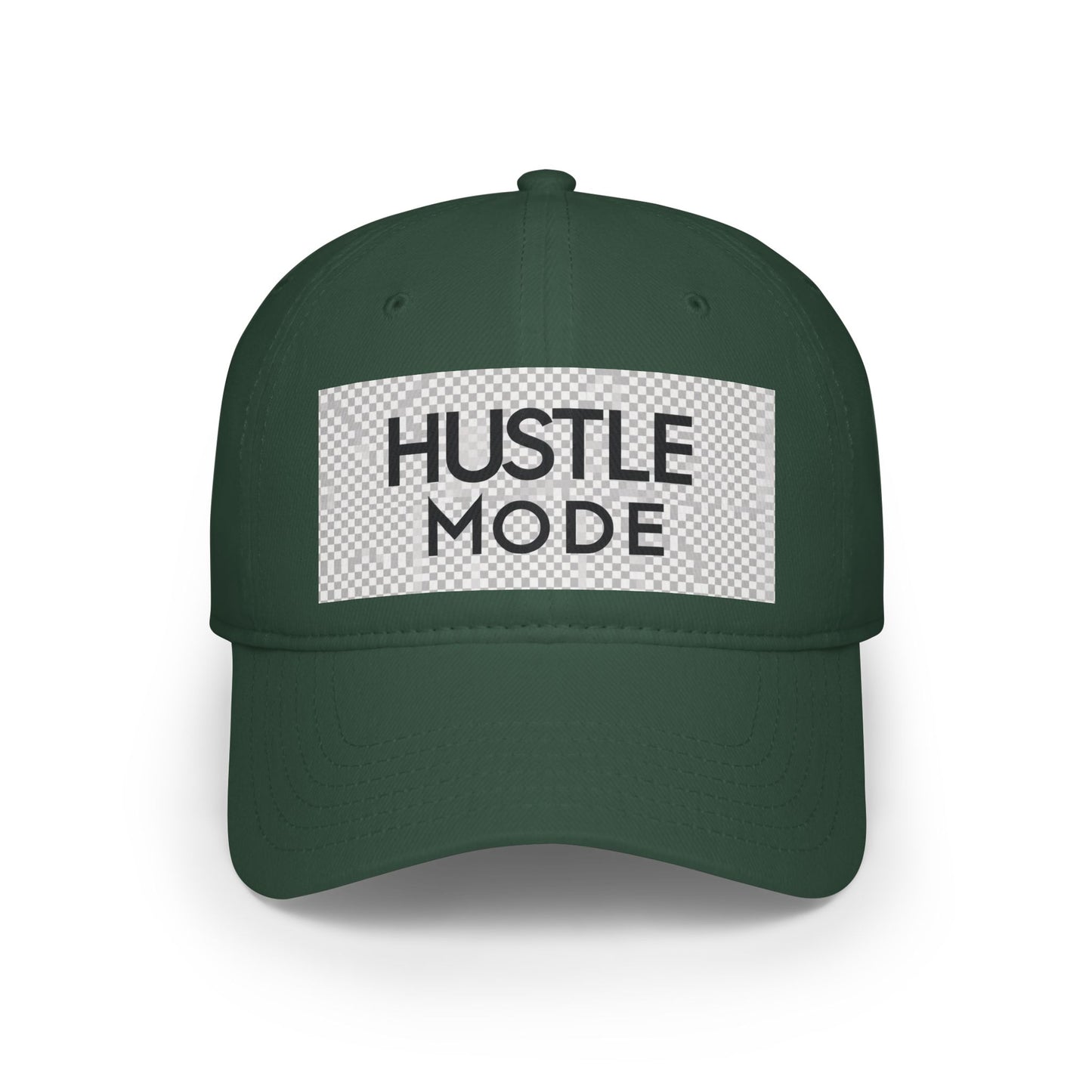Hustle Mode Baseball Cap - Embroidered Motivational Hat for Entrepreneurs & Creators