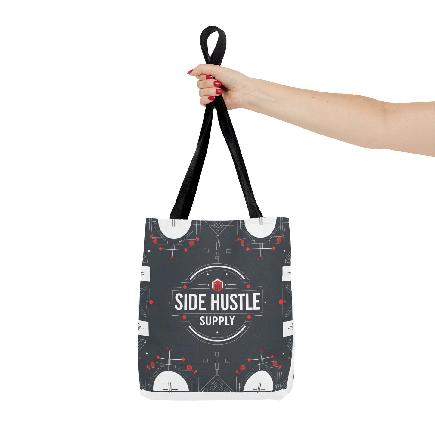 Motivational Entrepreneur Tote Bag - Side Hustle Shopping Bag for Business & Daily Use