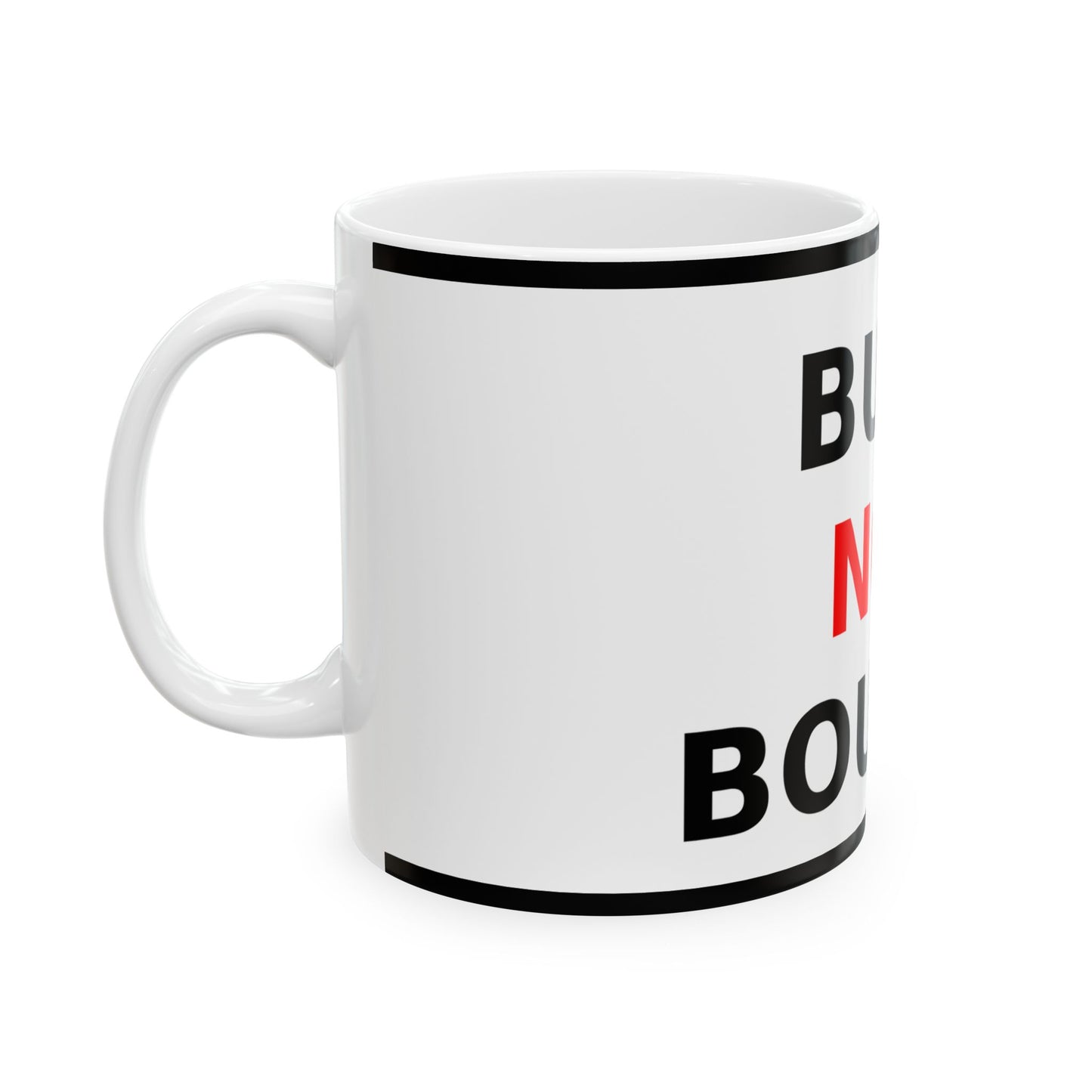 Built Not Bought Entrepreneur Mug - Motivational Ceramic Coffee Cup for Founders & Creators