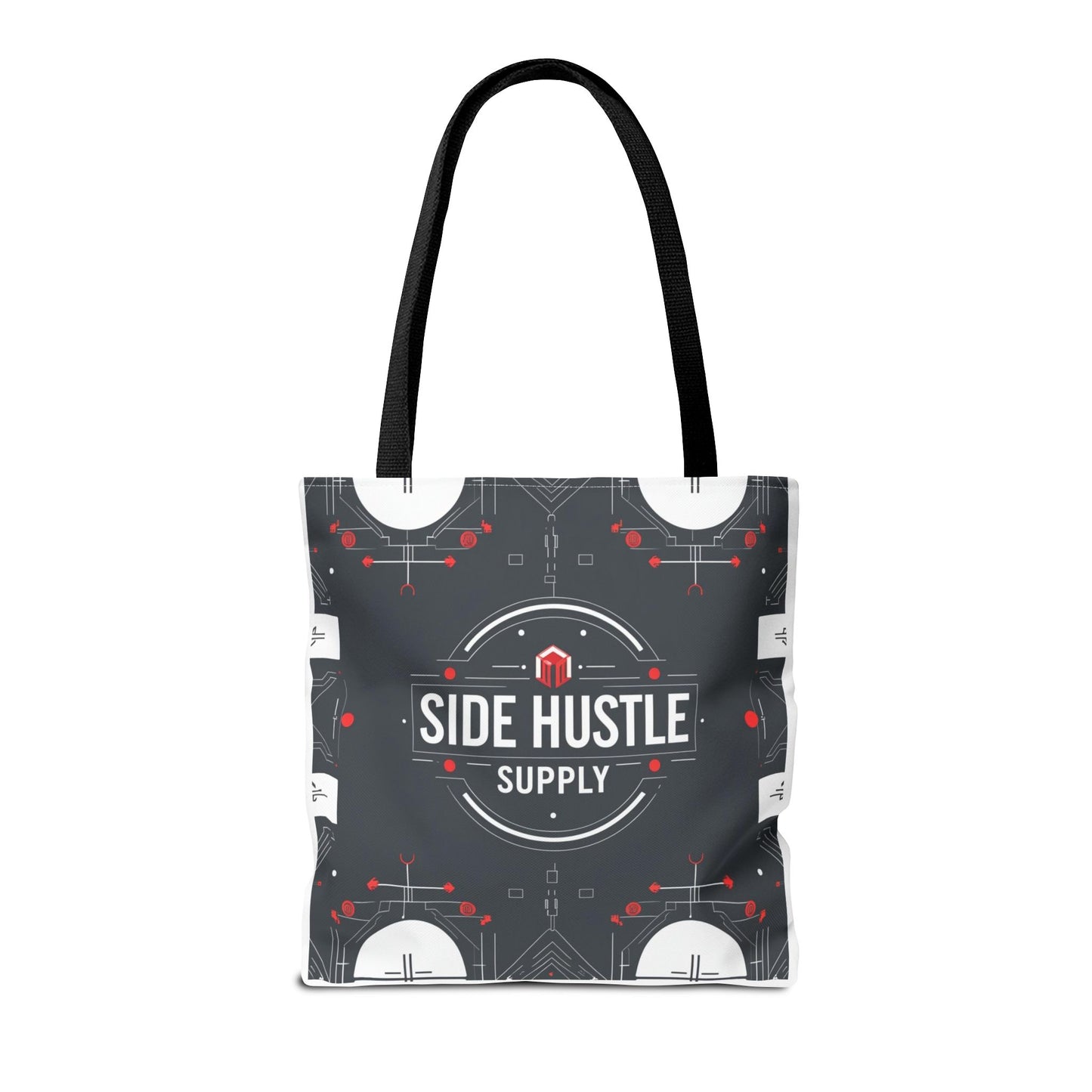 Motivational Entrepreneur Tote Bag - Side Hustle Shopping Bag for Business & Daily Use