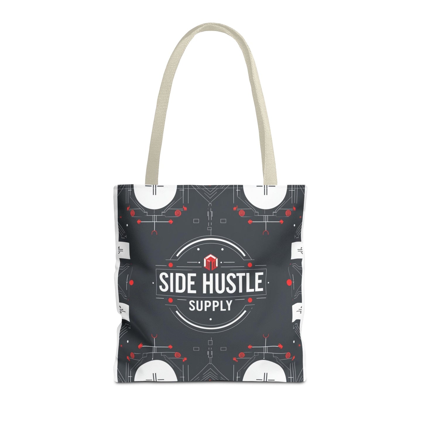 Motivational Entrepreneur Tote Bag - Side Hustle Shopping Bag for Business & Daily Use