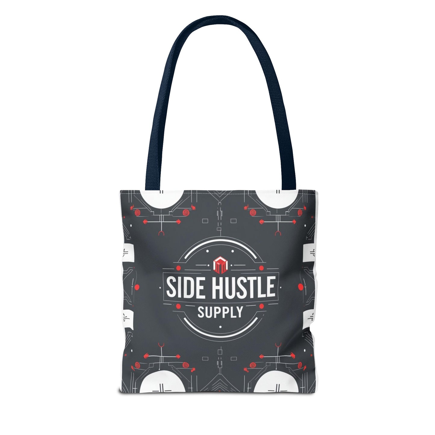 Motivational Entrepreneur Tote Bag - Side Hustle Shopping Bag for Business & Daily Use