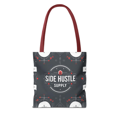 Motivational Entrepreneur Tote Bag - Side Hustle Shopping Bag for Business & Daily Use