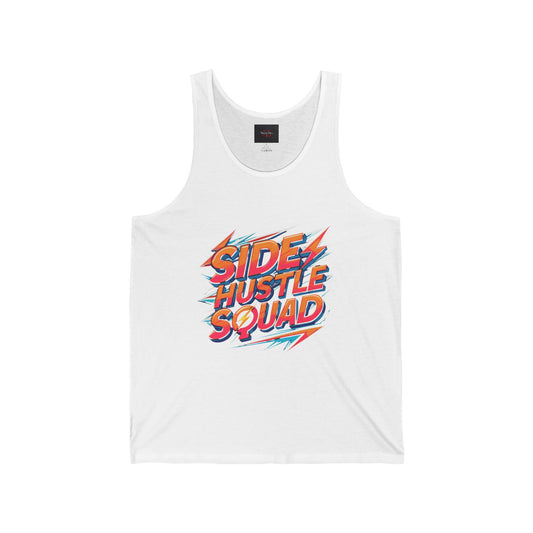 Side Hustle Squad Tank Top | Entrepreneur Fitness Motivation | Hustle Workout Shirt | Business Athlete Tee