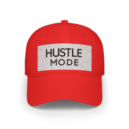 Hustle Mode Baseball Cap - Embroidered Motivational Hat for Entrepreneurs & Creators