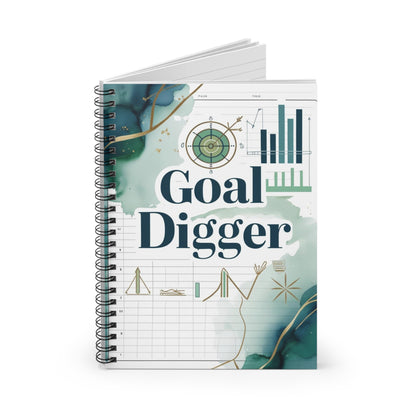Goal Digger Spiral Notebook | Entrepreneur Journal | Business Planner | Motivational Notebook