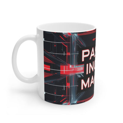 Passive Income Machine Coffee Mug | Entrepreneur Motivational Cup | Financial Freedom Gift | Business Mug
