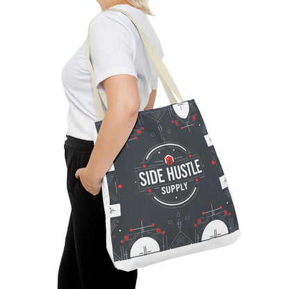 Motivational Entrepreneur Tote Bag - Side Hustle Shopping Bag for Business & Daily Use
