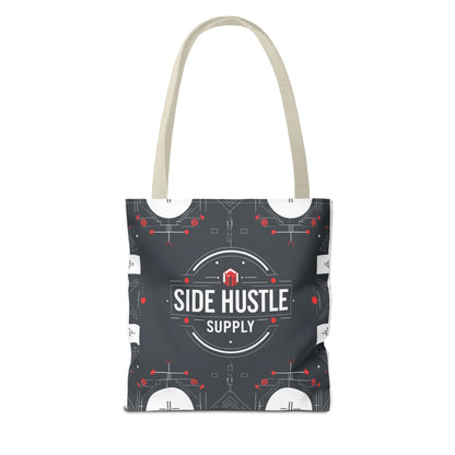 Motivational Entrepreneur Tote Bag - Side Hustle Shopping Bag for Business & Daily Use