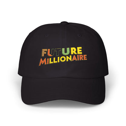 Future Millionaire Baseball Cap | Entrepreneur Hat | Wealth Building Gift | Money Mindset Cap