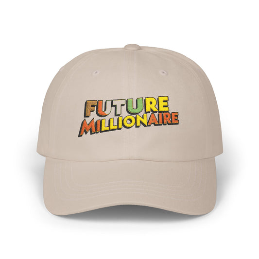 Future Millionaire Baseball Cap | Entrepreneur Hat | Wealth Building Gift | Money Mindset Cap