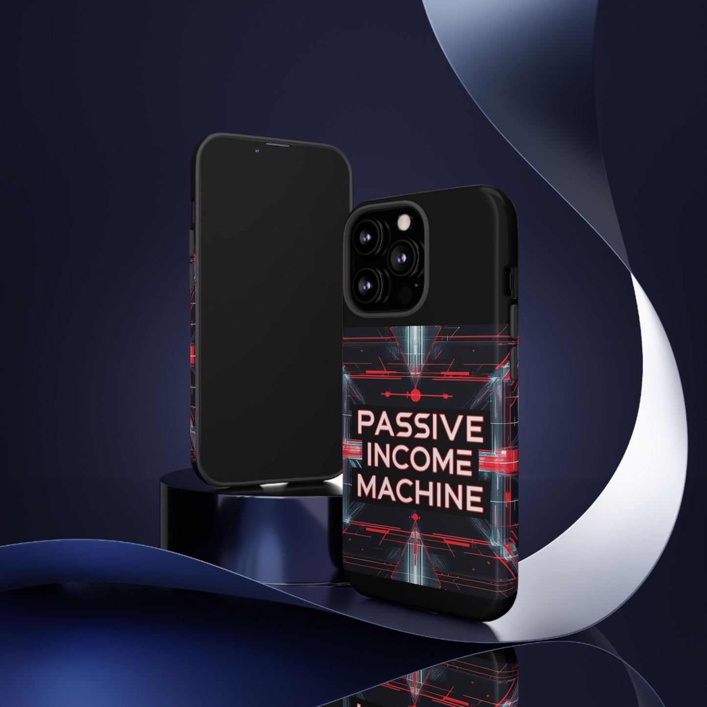 Passive Income Machine Phone Case - Motivational Tough Cover for iPhone Samsung & Google Pixel