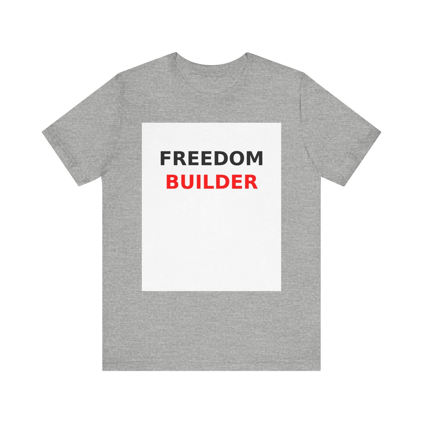 Freedom Builder Motivational T-Shirt - Unisex Entrepreneur Tee for Creators & Side Hustlers
