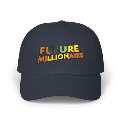 Future Millionaire Baseball Cap | Entrepreneur Hat | Wealth Building Gift | Money Mindset Cap