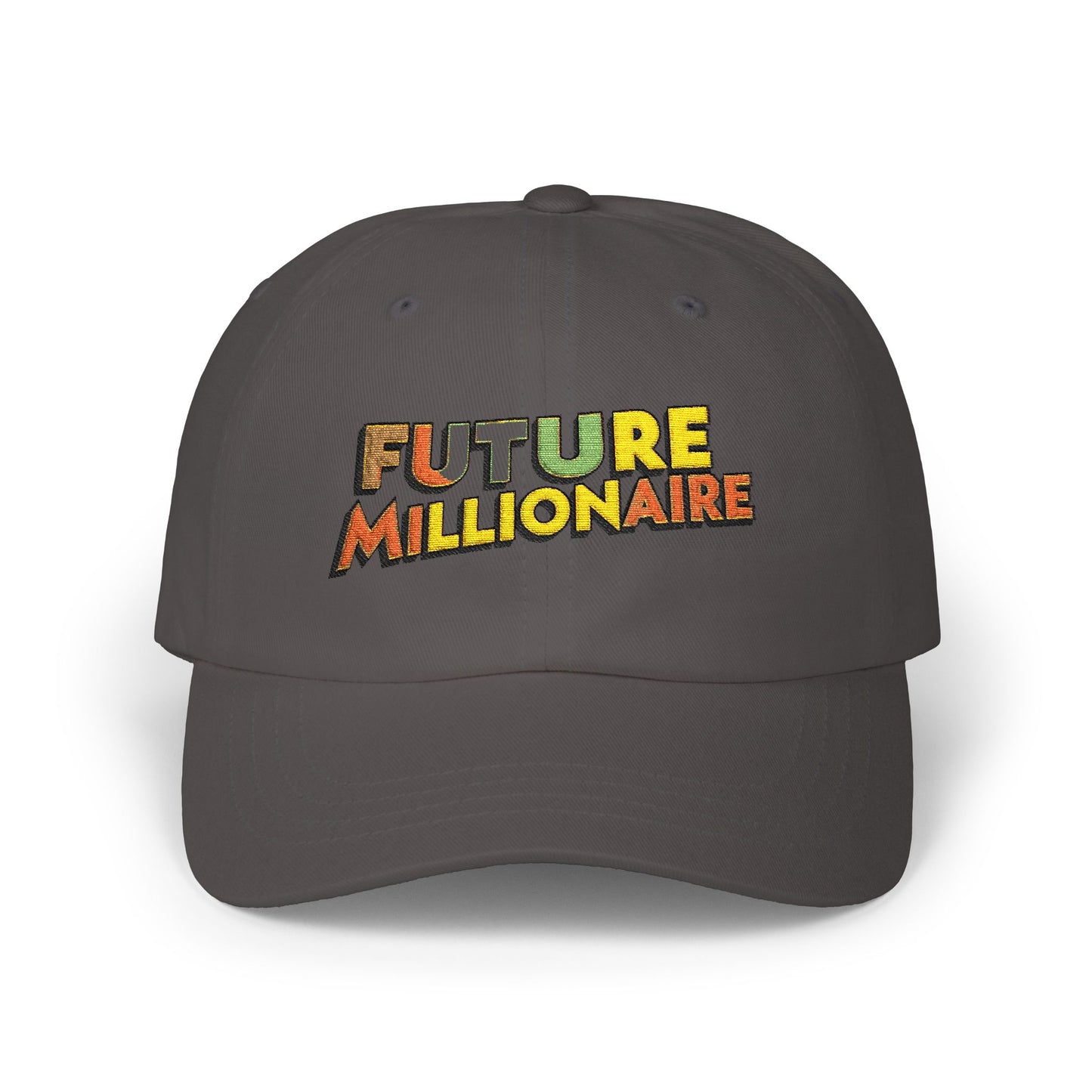 Future Millionaire Baseball Cap | Entrepreneur Hat | Wealth Building Gift | Money Mindset Cap
