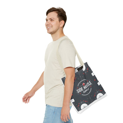 Motivational Entrepreneur Tote Bag - Side Hustle Shopping Bag for Business & Daily Use