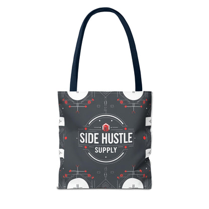Motivational Entrepreneur Tote Bag - Side Hustle Shopping Bag for Business & Daily Use